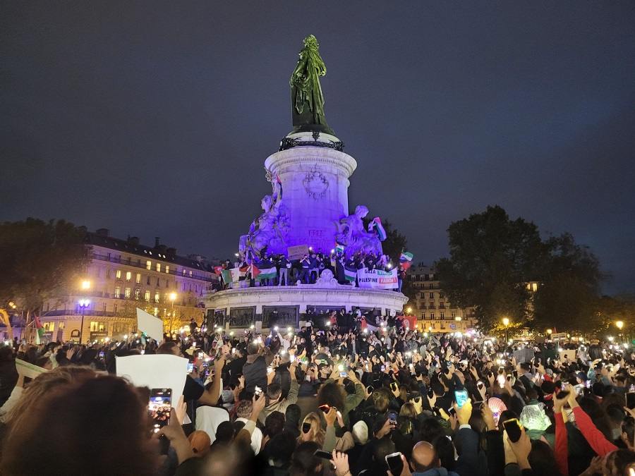 France : Sécurité maximale pour le assemblement Pro-Palestine à Paris