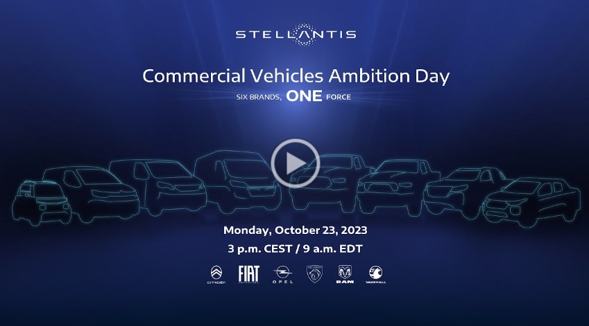 Véhicules utilitaires: Stellantis présentera sa stratégie et sa nouvelle gamme mondiale le 23 octobre 2023