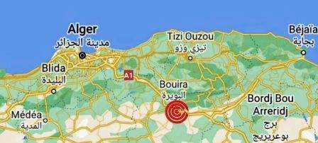 Une secousse sismique secoue l’Algérie