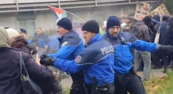 Université de Lausanne : Des étudiants protestent contre la position pro-Israël de Macron