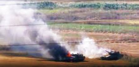 Gaza : La résistance détruit deux chars de Tsahal