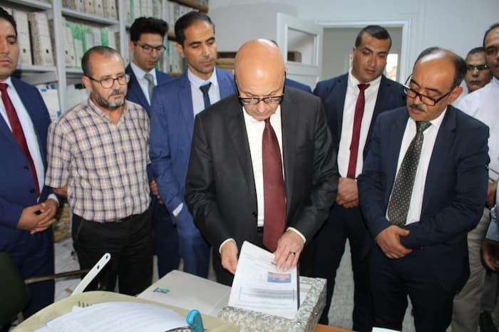 Le ministre de l’Agriculture en visite inopinée à la SONEDE Kairouan