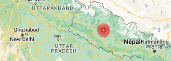 Népal: Un séisme de magnitude 5,6 fait au moins 119 morts