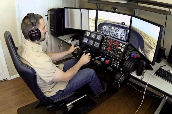Un simulateur de vol pour les élèves à la Cité des sciences