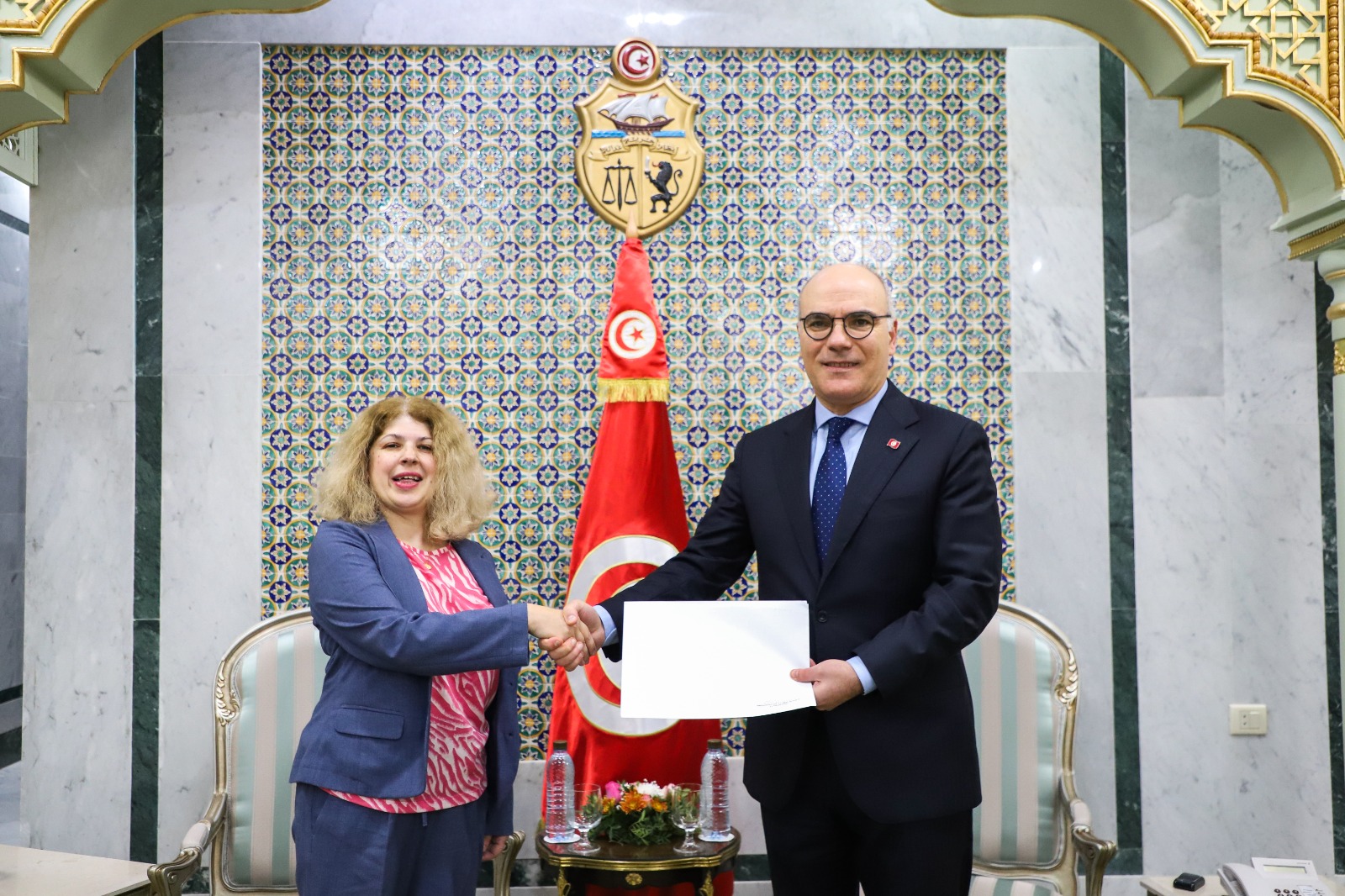 Nabil Ammar reçoit la nouvelle ambassadrice de Grèce en Tunisie