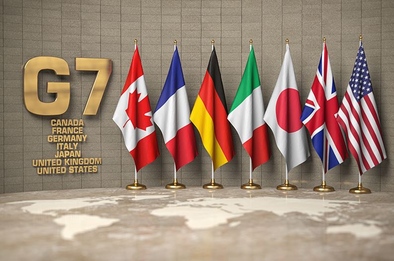 Le G7 soutient un Etat p-a-l-e-s-t-i-n-i-e-n et réclame une action “urgente” pour faire face à la crise