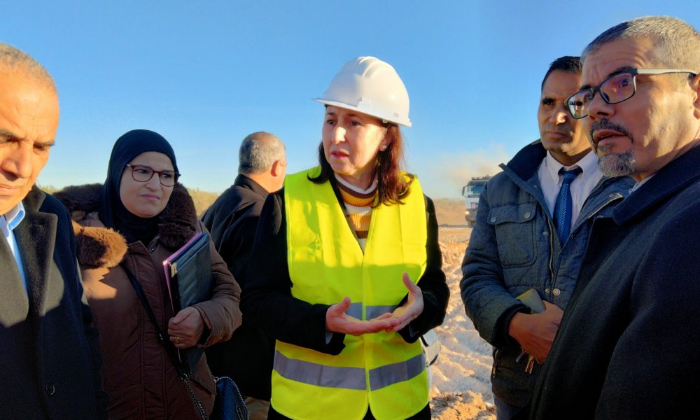 Exclusif : La ministre de l’Equipement effectue une visite de travail à Sidi Bouzid (Photos)