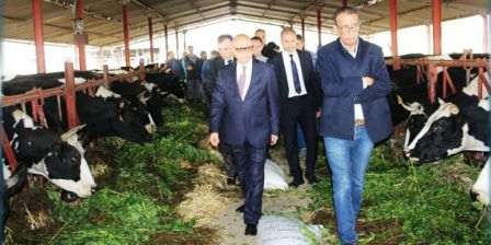 Tunisie – Le ministre de l’agriculture inspecte l’entrepôt des engrais à Goubellat