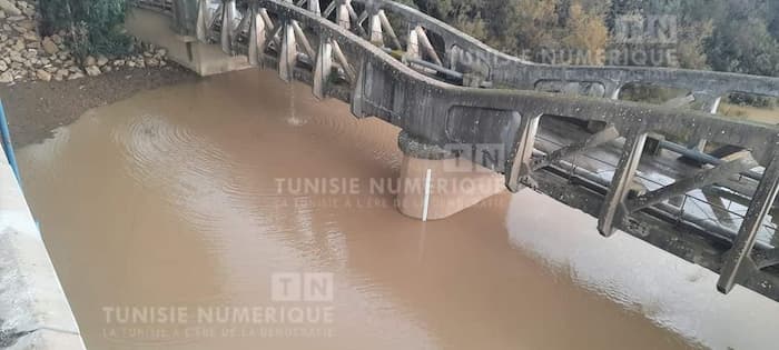 Nette amélioration du débit des eaux de l’Oued Medjerda (Photos)