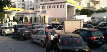 Tunisie – Vers un rétablissement rapide des stocks d’essence dans les stations-service du Grand Tunis