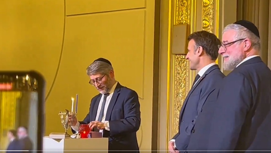 France-La faute politique de trop : Macron célèbre une fête juive à l’Élysée, même le CRIF l’a lâché…