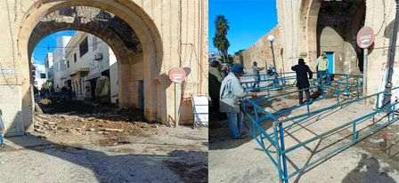 Tunisie – Monastir : Démarrage des réparations de l’arche de Houmt Trabelsiya