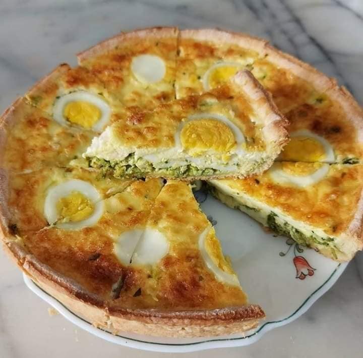 Recette du tarte au poulet et à la crème fraîche