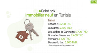 Point Prix de l’Immobilier Neuf à Tunis en janvier 2024