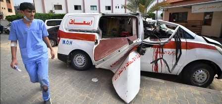 Gaza : Il ne reste plus que six ambulances fonctionnelles dans toute la bande