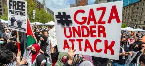 USA – Des milliers d’américains manifestent en soutien à la Palestine à Boston