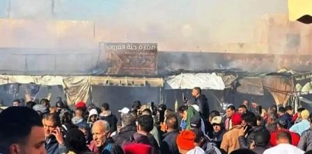 Tunisie – Enquête judiciaire autour de l’incendie du marché au henné de Jara à Gabes