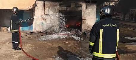 Tunisie – Le Kef : Un incendie ravage un commerce de carburant de contrebande