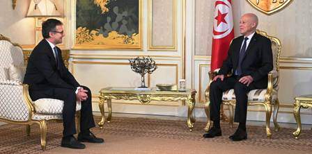 Tunisie – Fabrizio Saggio rend une visite d’adieu à Kaïs Saîed