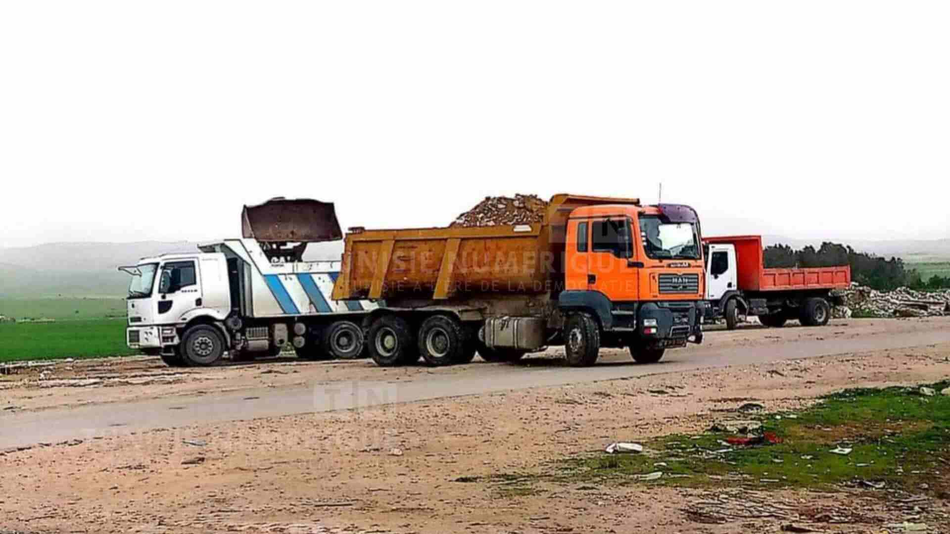 Siliana respire: Levée de 700 tonnes de déchets de chantier [Photos]