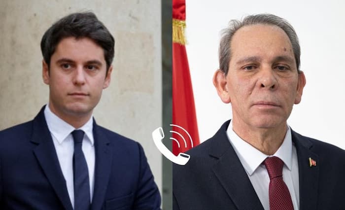 Tunisie-France: Entretien téléphonique entre Ahmed Hachani et et Gabriel Attal