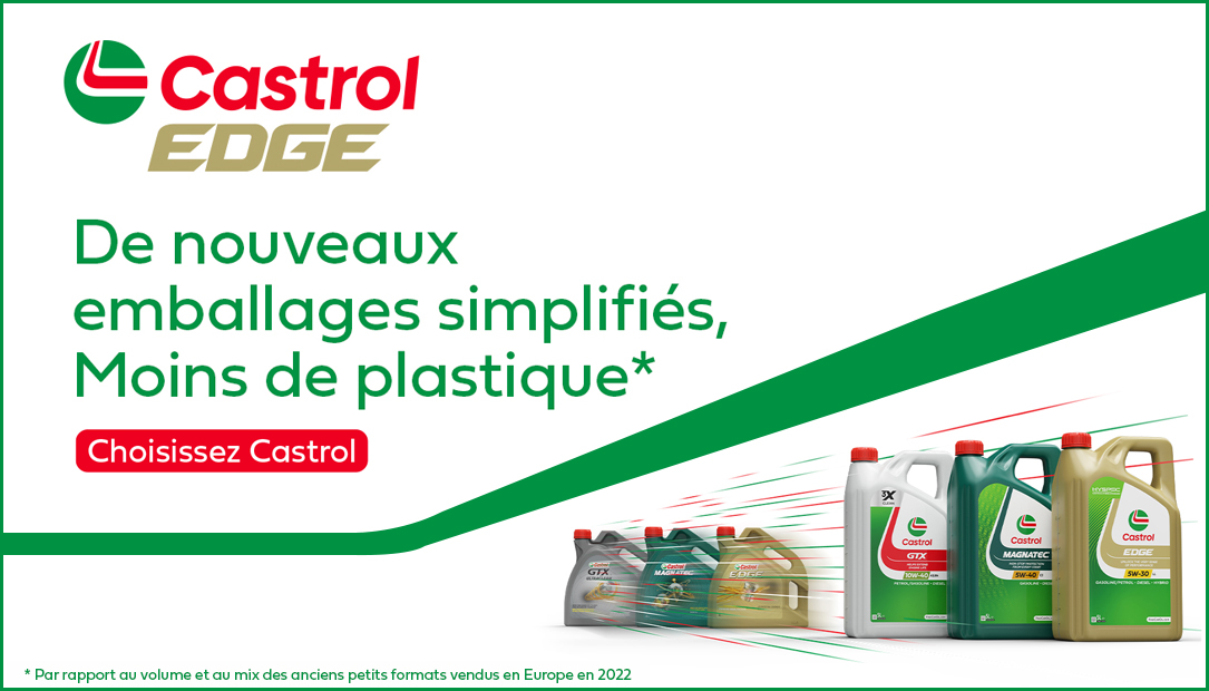 La marque de lubrifiants Castrol adopte une nouvelle identité