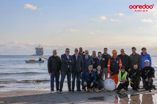 Ooredoo annonce l’arrivée réussie de son câble sous-marin “Ifriqiya” à Bizerte, reliant la Tunisie à l’Europe