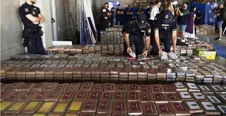 Grosse saisie de cocaïne dans un port espagnol