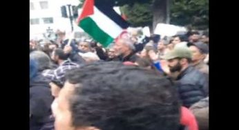 Tunisie – Manifestation de soutien à Gaza devant l’ambassade de France