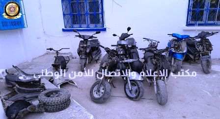 Tunisie – Démantèlement d’un gang spécialisé dans les vols de motos