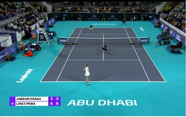 WTA – Mubadala Abu Dhabi Open : la paire Ons Jabeur – Osaka éliminée d’entrée par Linette et Pera