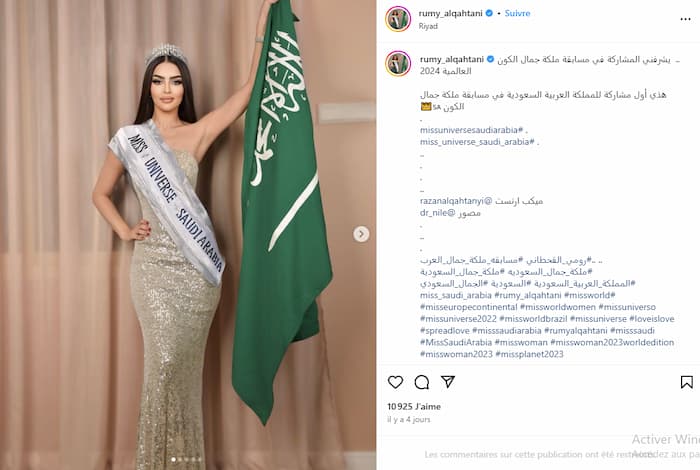 Une première ! Une Saoudienne au concours Miss Univers
