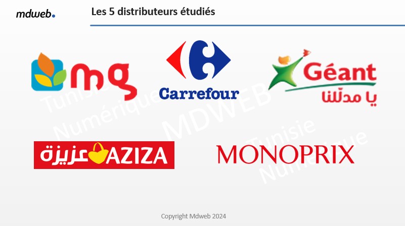 Mdweb : Classement des enseignes de la grande distribution sur le web et les médias sociaux (Mars 2024)