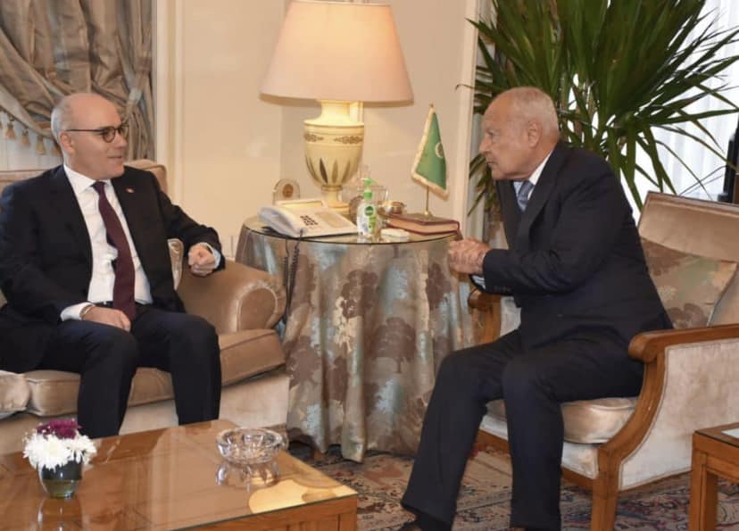 Nabil Ammar s’entretient avec le SG de la Ligue des Etats Arabes
