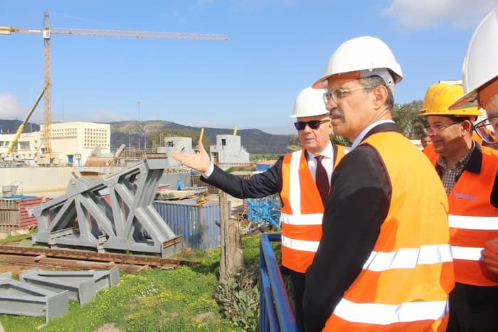 Agriculture: Abdelmonem Belati inspecte les travaux de la réhabilitation du barrage d’El Aroussia