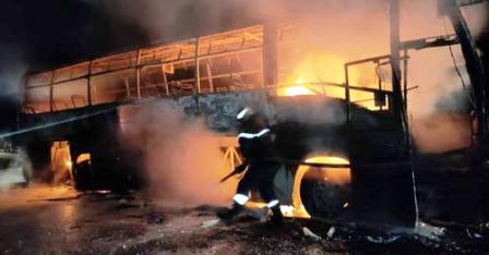 Tunisie – Ouverture d’une enquête suite à un incendie suspect d’un bus