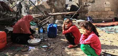OMS : Les enfants meurent de faim dans les hôpitaux de Gaza