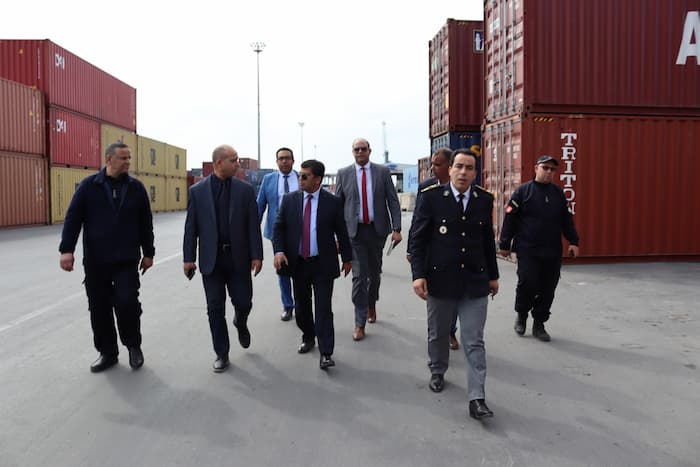Port de Radès: Le nouveau Directeur général de la Douane en visite d’inspection