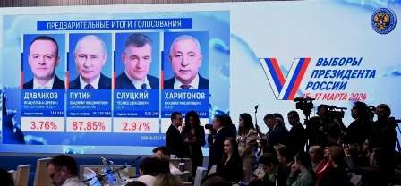 Résultats préliminaires des élections présidentielles en Russie… Poutine haut la main !