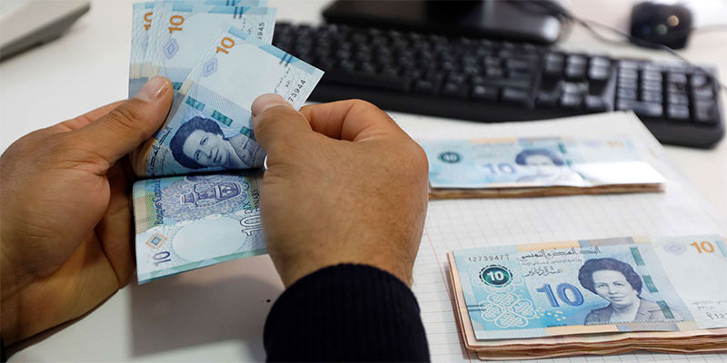Le revenu annuel de 60% des salariés est compris entre 5000 et 50 000 dinars