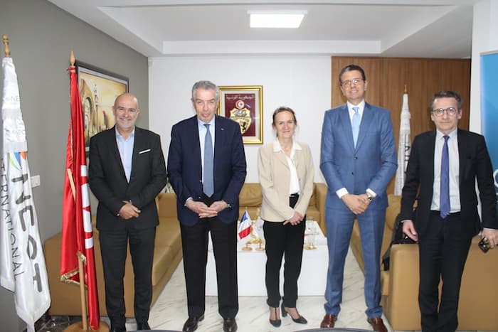 Anne Guéguen, Ambassadrice de France à Tunis en visite chez la CONECT