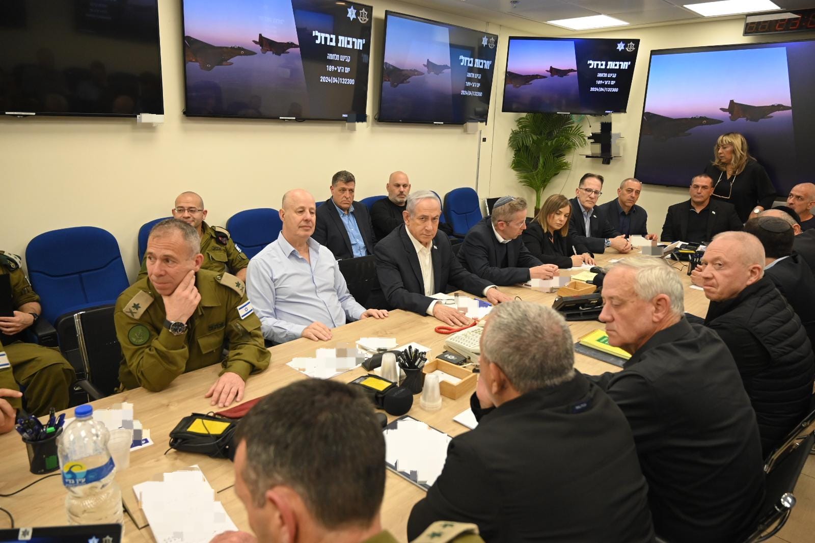 Netanyahu préside une réunion du cabinet de guerre 