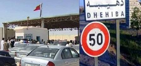Tunisie – Grand afflux de passagers au poste frontalier de Dhehiba