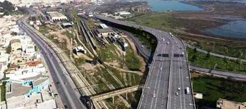 Tunisie – Elargissement de l’accès sud de Tunis : Avancement des travaux de la 4ème tranche à 80%