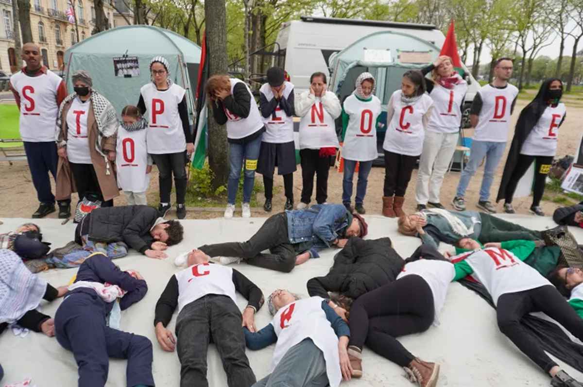 France : Grève de la faim devant le Quai d’Orsay pour dénoncer le soutien à Israël