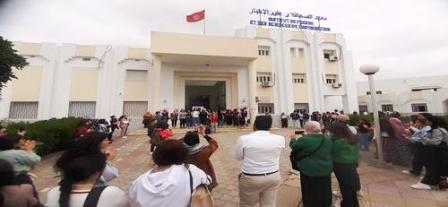 Tunisie – Les étudiants journalistes observent un sit-in ouvert en soutien à G-a-z-a
