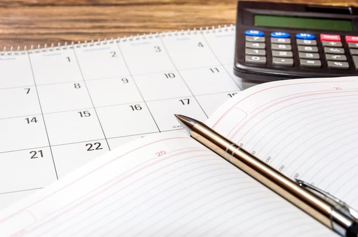 Calendrier fiscal pour le mois de Mars 2025