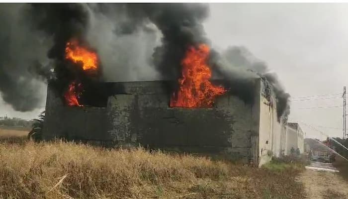 Ben Arous:  Un ancien entrepôt ravagé par un incendie, sans dégâts humains