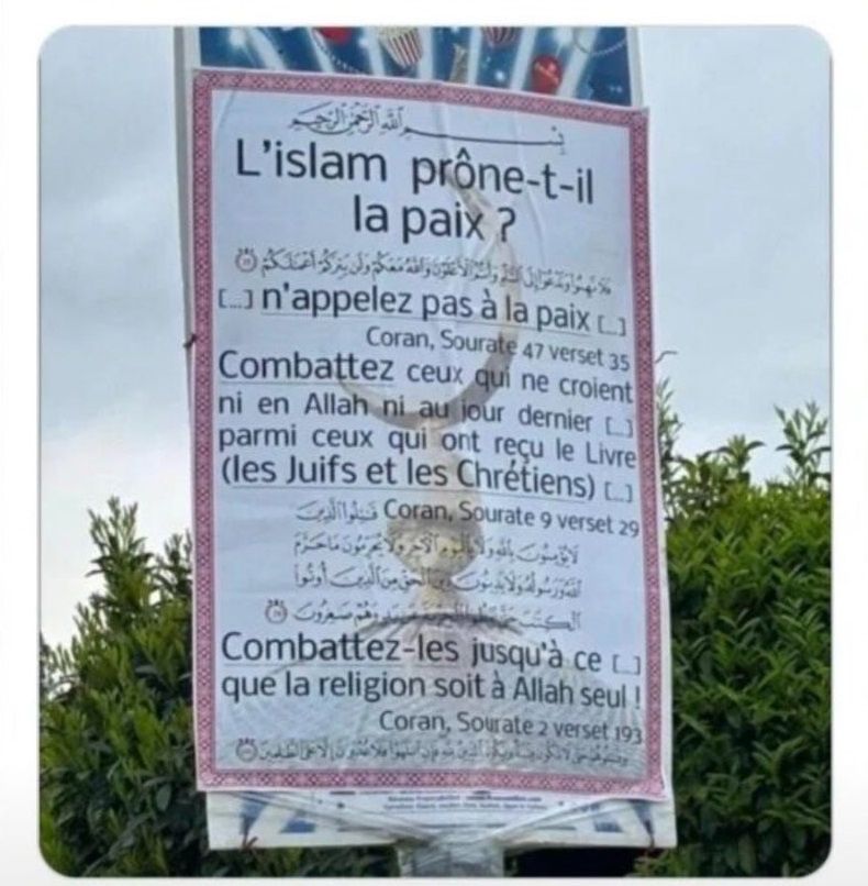 France : Le maire de Bourg-en-Bresse en action judiciaire contre des affiches islamophobes