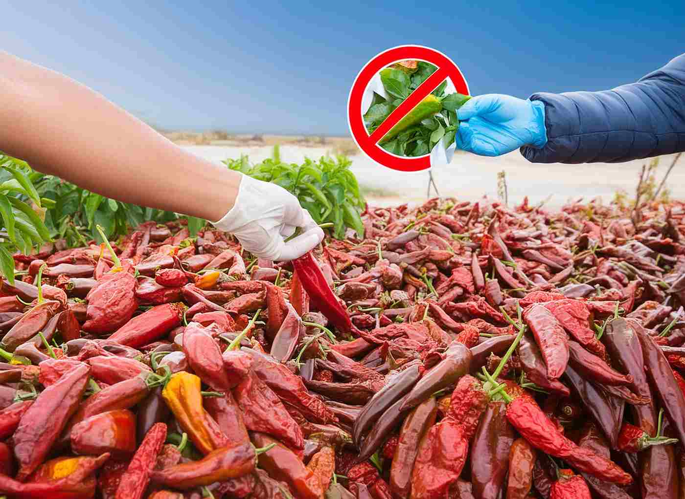 Alertes répétées sur des poivrons marocains en Espagne pour cause de pesticide interdit